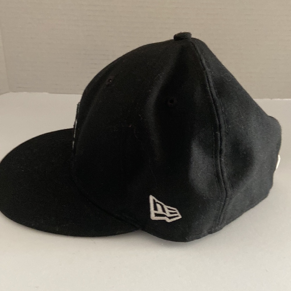 Vintage New Era LA Dodgers Fitted 100% Wool Genuine 59 Fifty MBL Size  7 3/8 - Picture 8 of 11